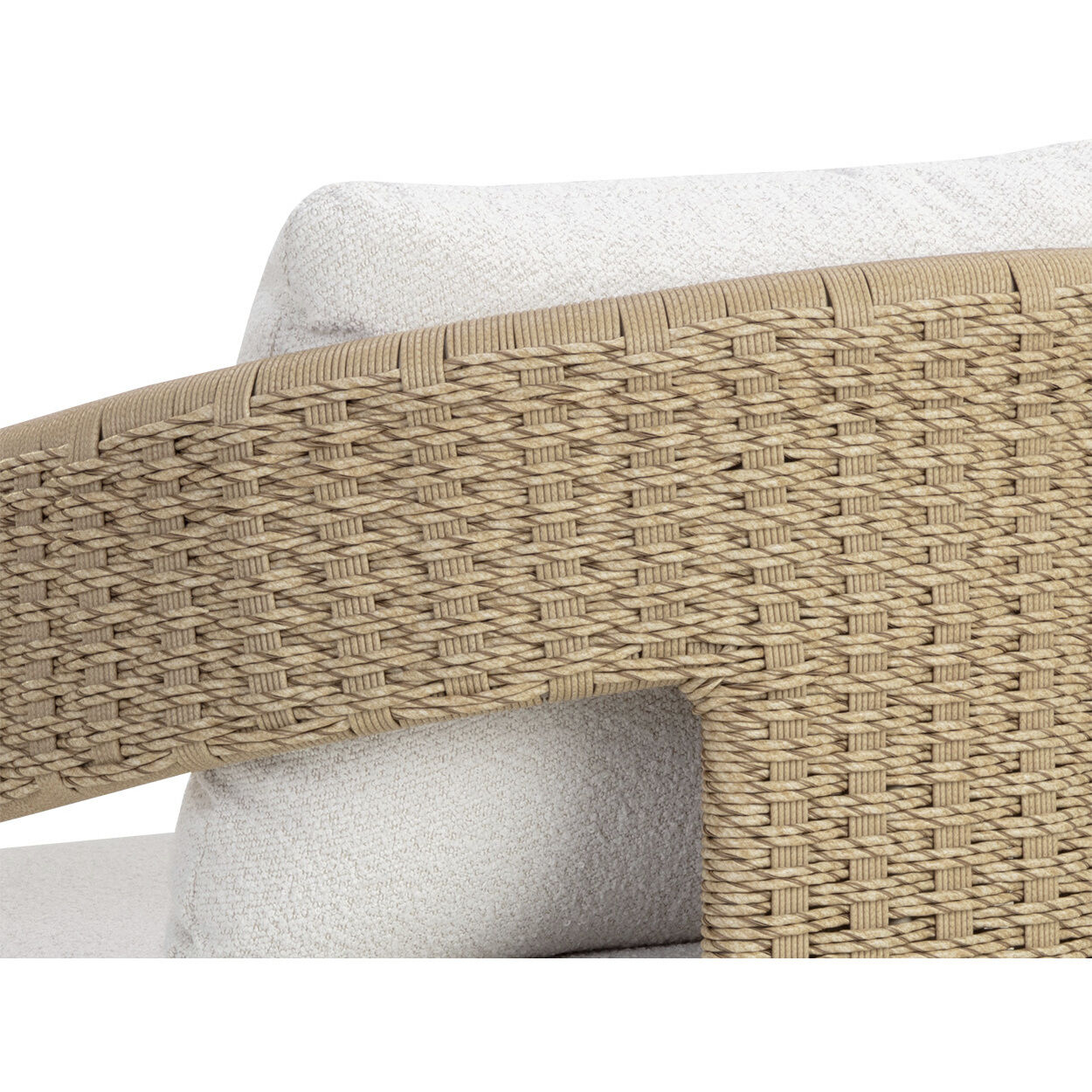 Pylos Natural / Louis Cream Outdoor Dining Armchair